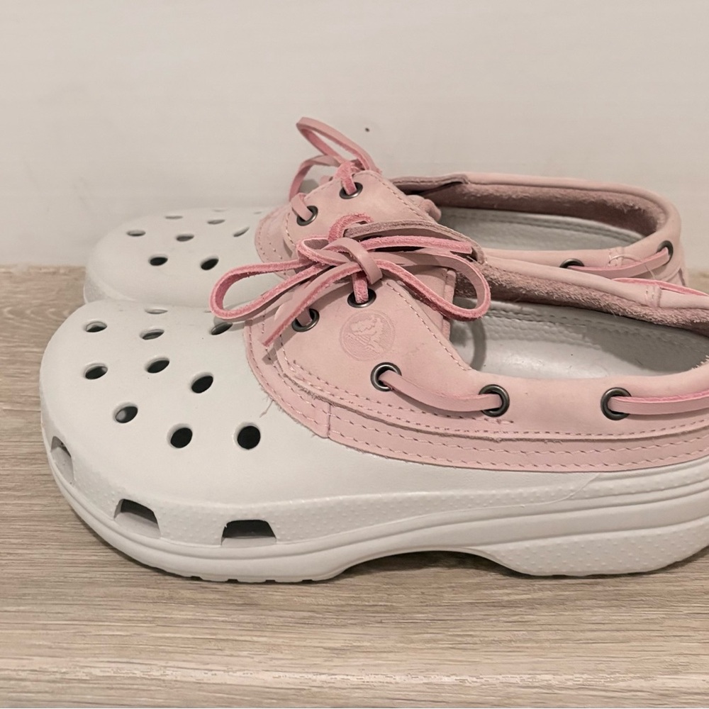 RARE Pink Islander Crocs